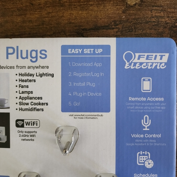 Feit Electric Smart Plugs 3-Pack NWT - Picture 12 of 16